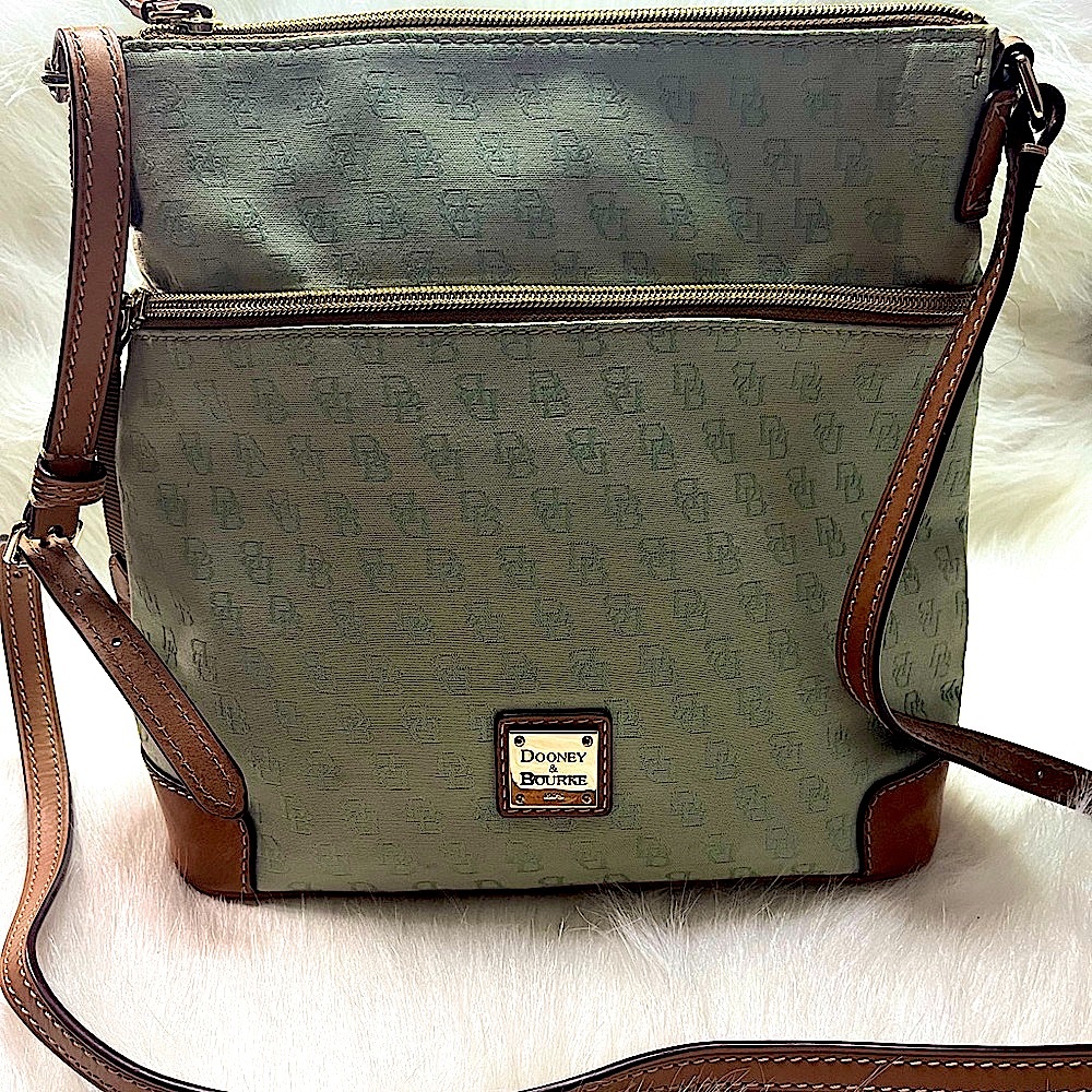 Dooney & Bourke Db Monogram Signature Cross-Body … - image 1